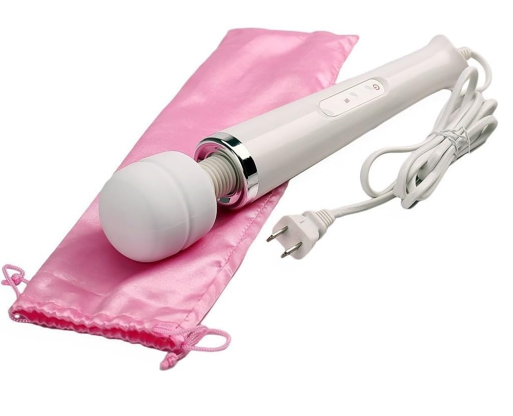 Finever Power Massager Big Tool Electric Foot Neck Back Hand Leg Arm Shoulder Massage Aches Sports Recovery For Women (White Col